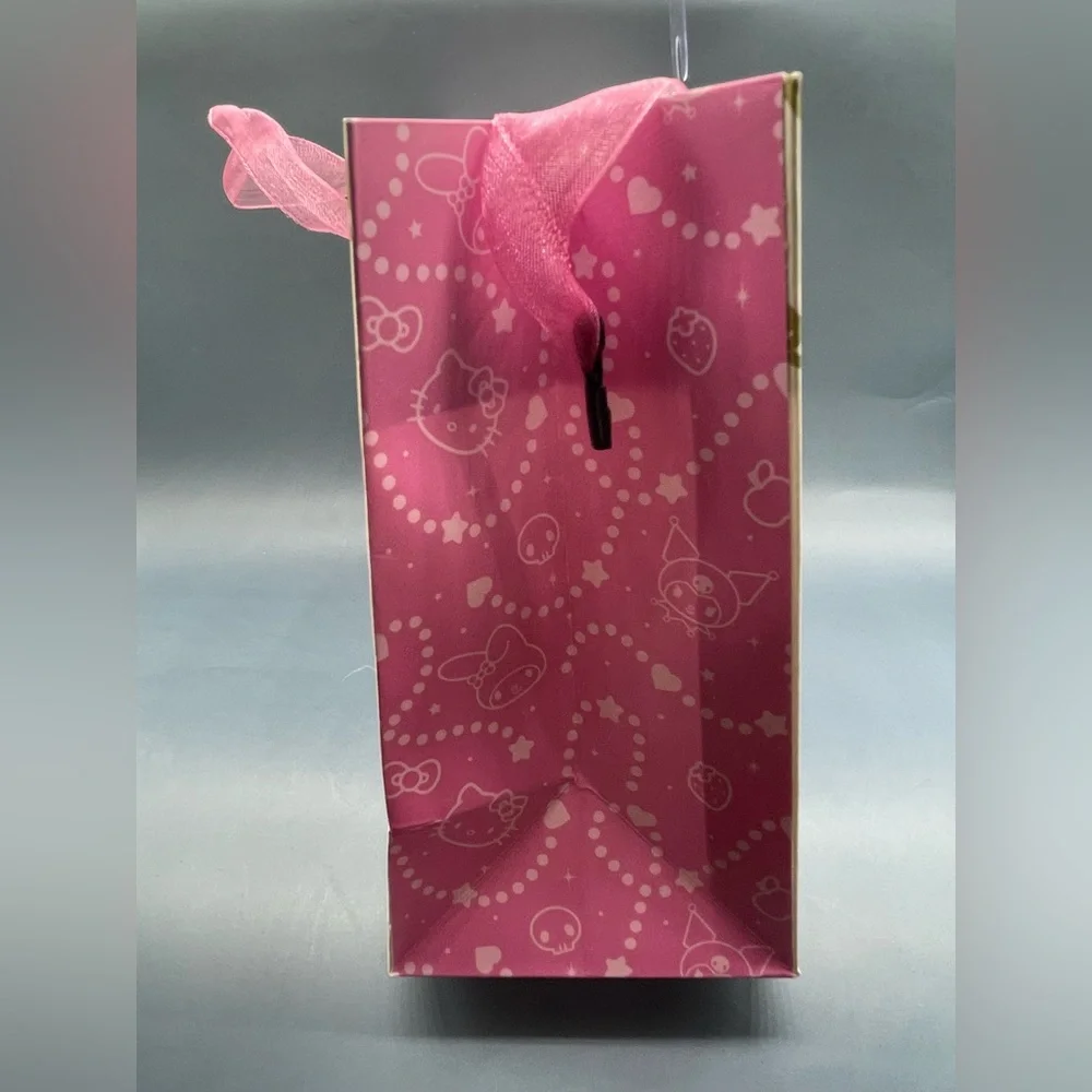 Hello Kitty and Friends Birthday Gift Bag with Pink and Gold Accents, NWT